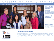 Tablet Screenshot of crossroadsfamilytherapy.org